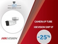IST:  CAMERA IP TUBE HIKVISION 5MP IR30 